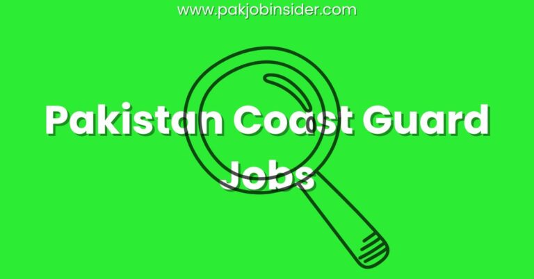 Pakistan Coast Guard Jobs