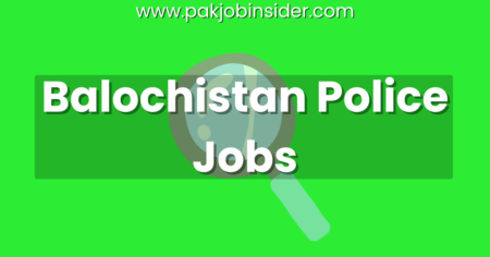 Balochistan Police Jobs